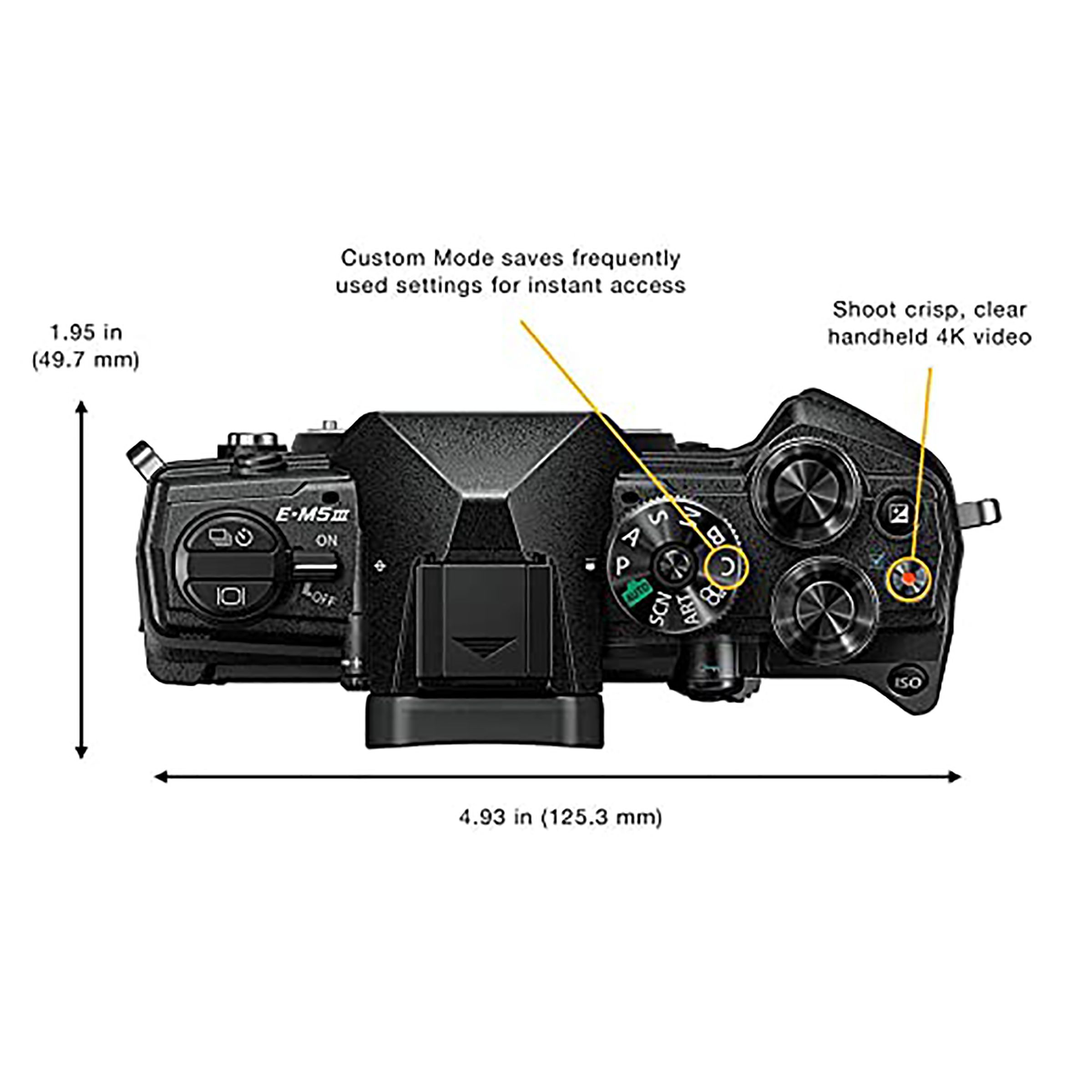 OLYMPUS OM-D E-M5 Mark III 20.4MP Mirrorless Camera (12-45 mm Lens, 17.3 x 13 mm Sensor, Vari-Angle Touch Screen LCD)_8