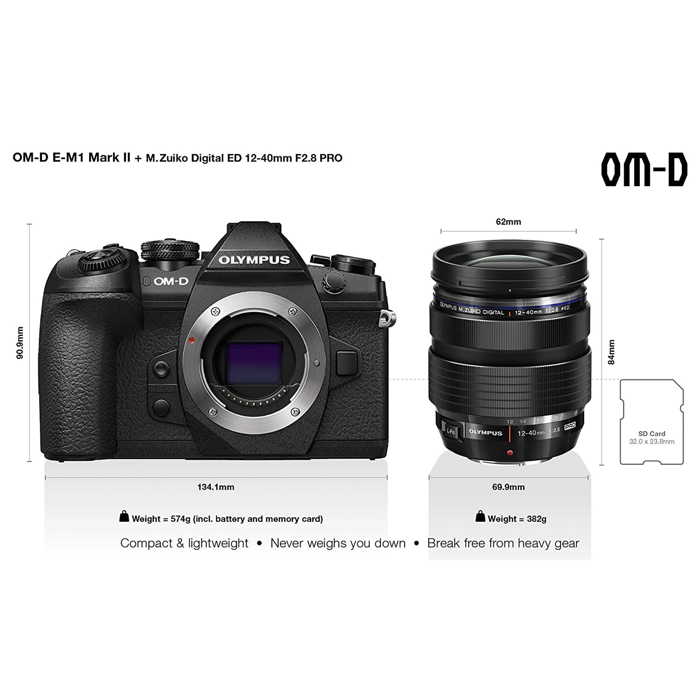 OLYMPUS OM-D E-M1 Mark II 20.4MP Mirrorless Camera (12-40 mm Lens, 17.4 x 13.0 mm Sensor, View Finder Magnification) OLYMPUS OM-D E-M1 Mark II 20.4MP Mirrorless Camera (12-40 mm Lens, 17.4 x 13.0 mm Sensor, View Finder Magnification)_13