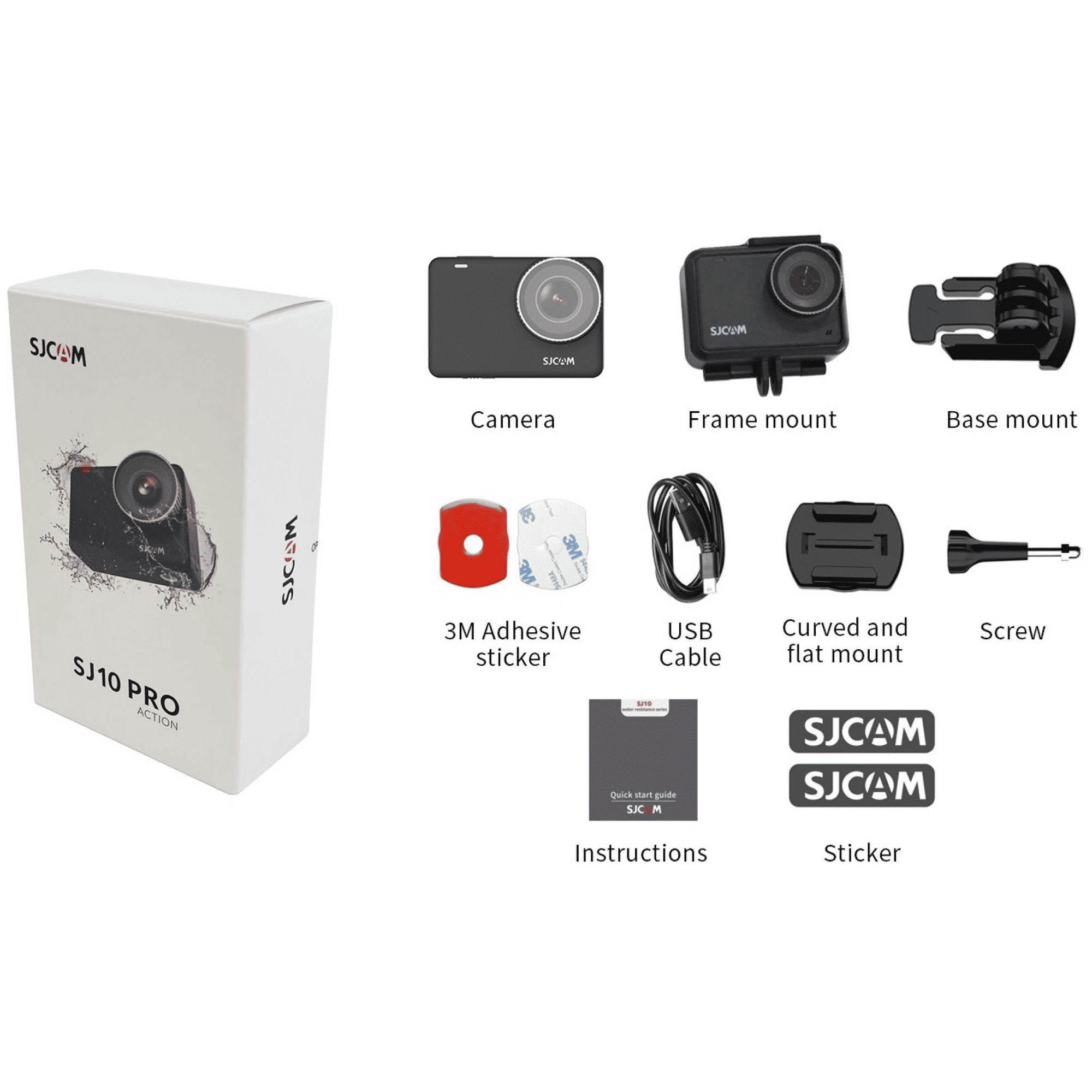 SJCAM SJ10 Pro 4K and 12MP 60 FPS Waterproof Action Camera with Gyro Stabilization (Black)_5