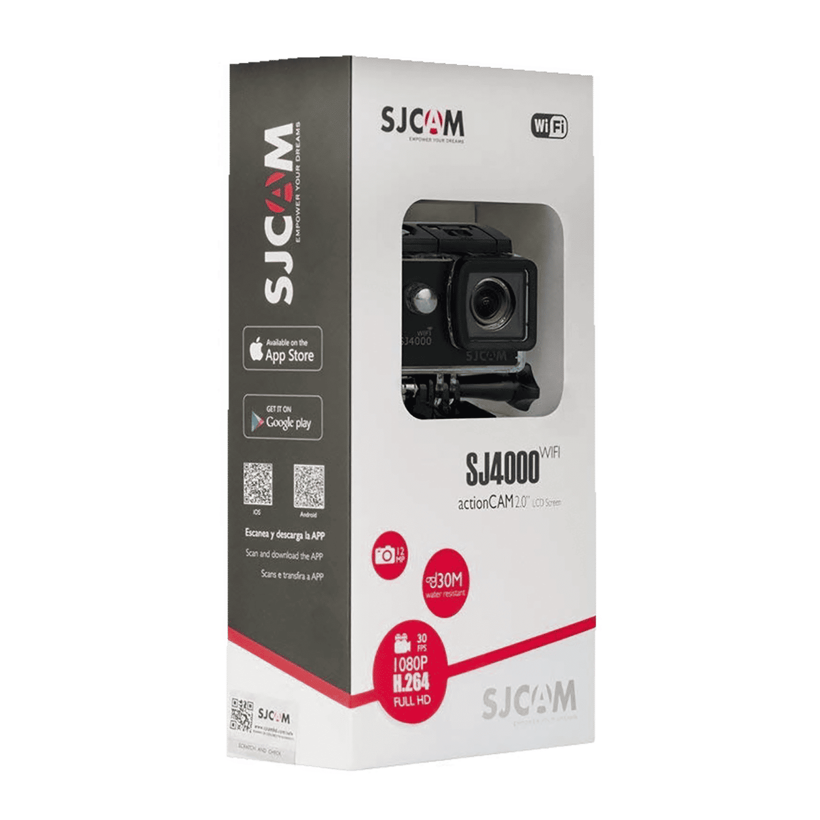 SJCAM SJ4000 4K and 12MP 30 FPS Waterproof Action Camera with 170 Degree Wide Angle (Black)_6