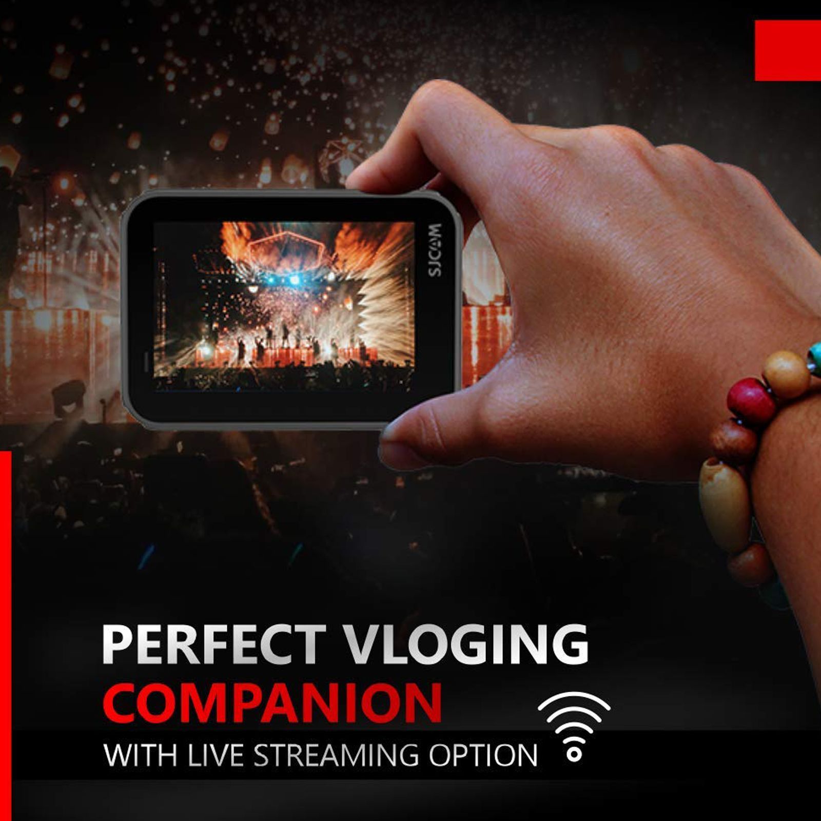 SJCAM SJ9 Strike 4K and 12MP 60 FPS Waterproof Action Camera with Gyro Stabilization (Black)_9