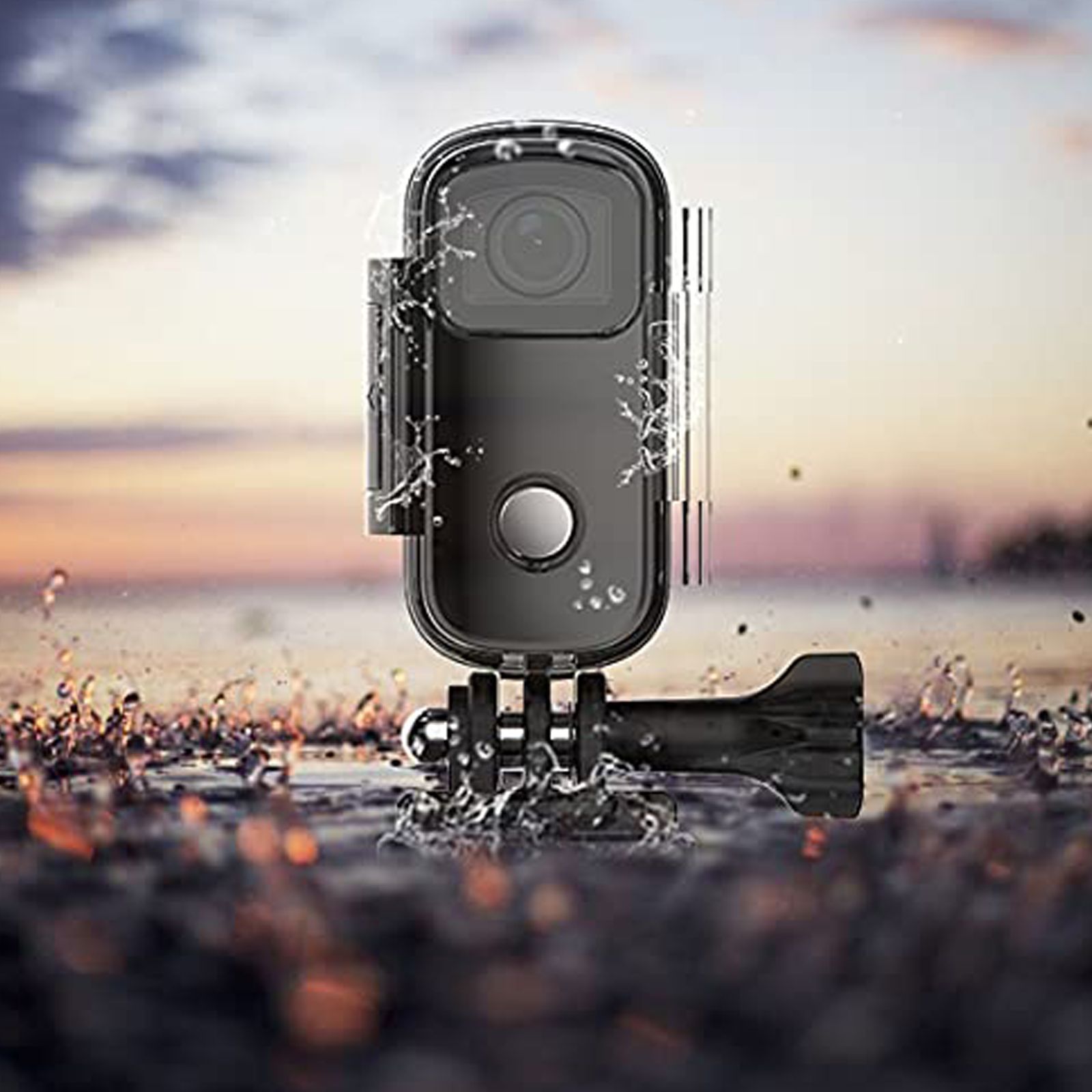 SJCAM C100+ 4K and 15MP 30 FPS Waterproof Action Camera with Magnetic Body (Black)_5