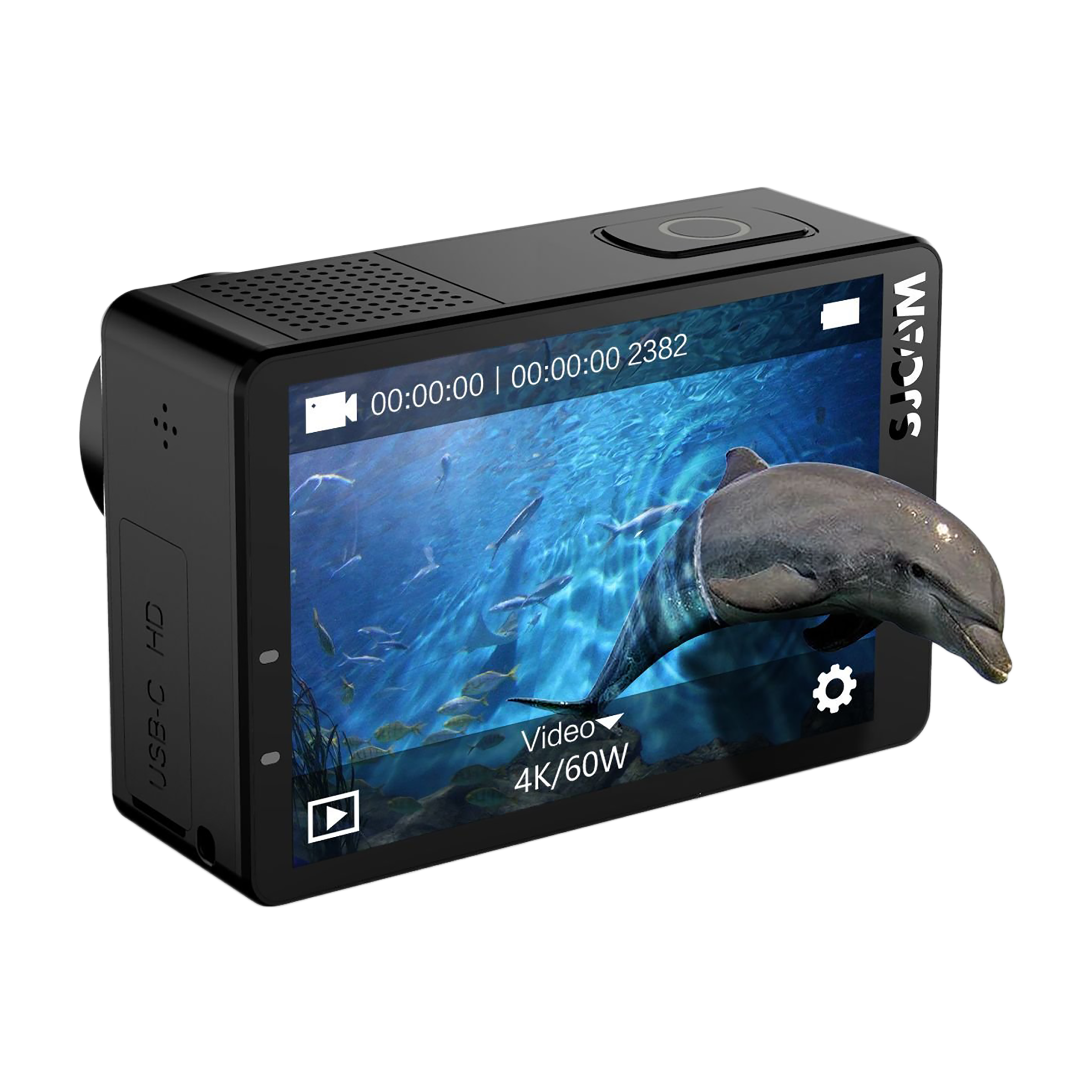 SJCAM SJ8 Air 1296P and 14.24MP 30 FPS Waterproof Action Camera with 170 Degree Wide Angle (Black)_5