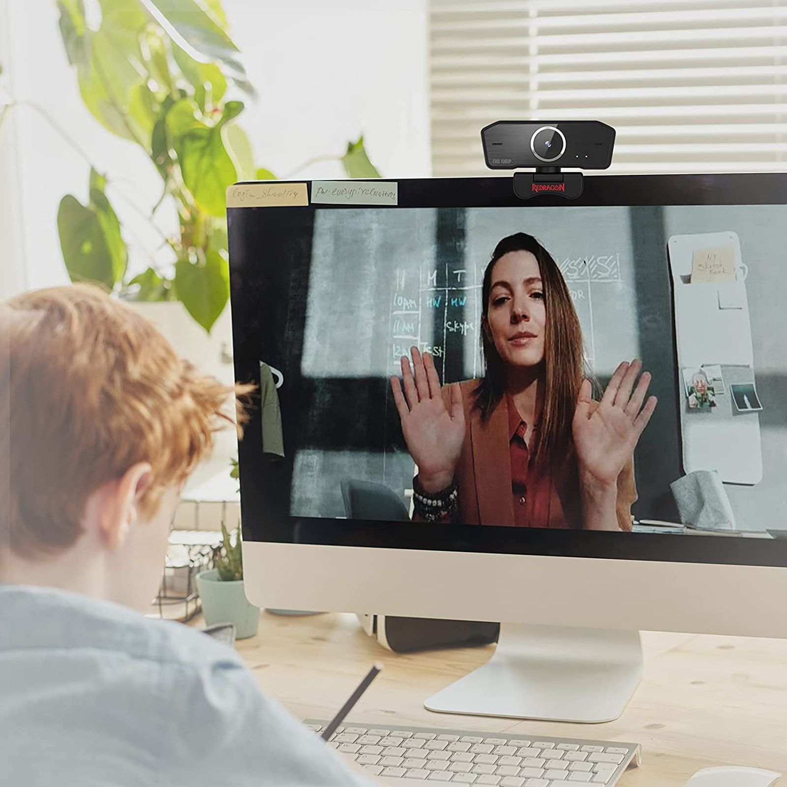 REDRAGON HITMAN 1080P Web Cam (Built-In Dual Microphone, GW800, Black)_11