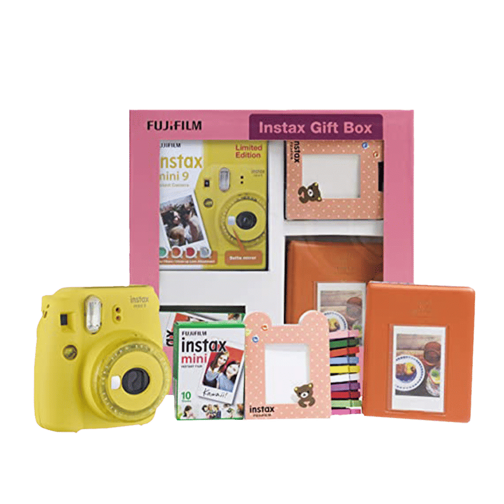 FUJIFILM Instax Mini 9 Instant Camera (Clear Yellow)_8