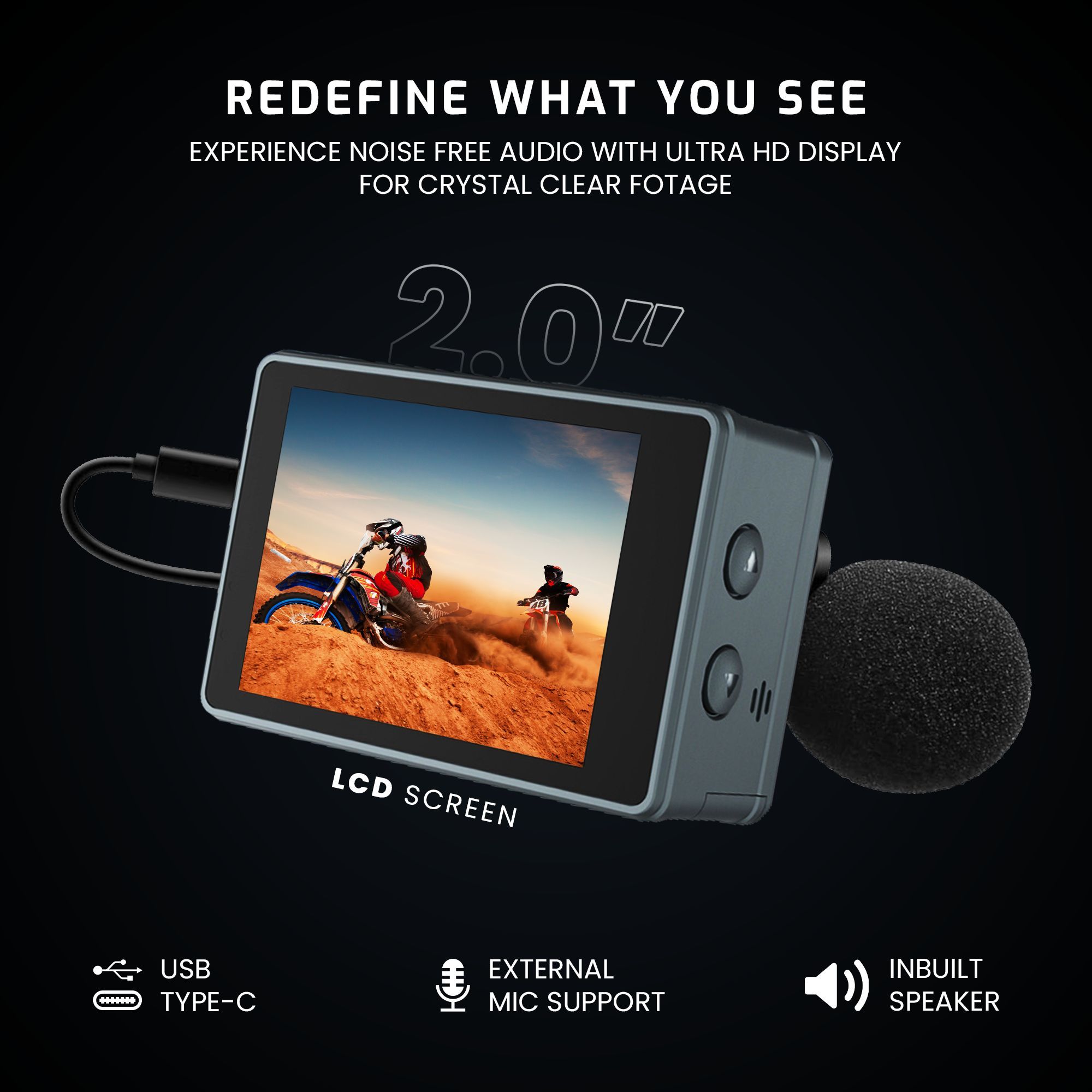 IZI CLICK 5K and 50MP 30 FPS Waterproof Sports Action Camera with EIS Stabilisation (Grey)_10