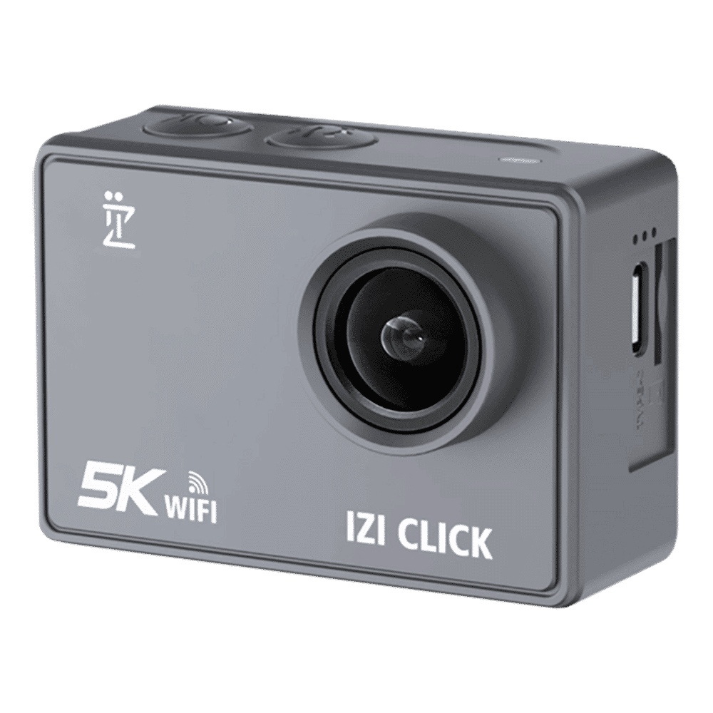 IZI CLICK 5K and 50MP 30 FPS Waterproof Sports Action Camera with EIS Stabilisation (Grey)_4