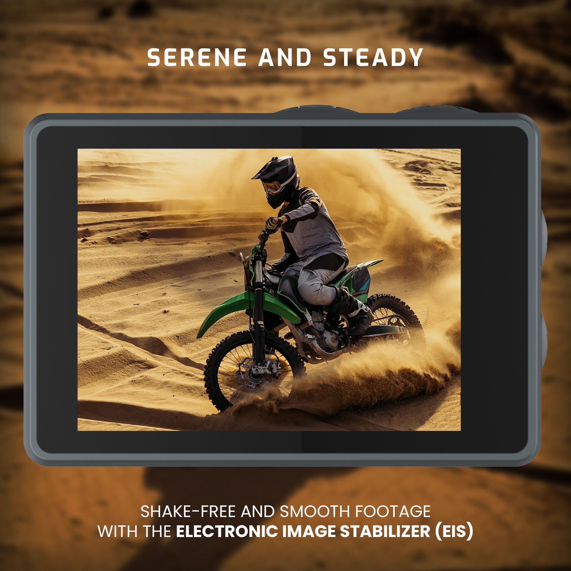 IZI CLICK 5K and 50MP 30 FPS Waterproof Sports Action Camera with EIS Stabilisation (Grey)_9