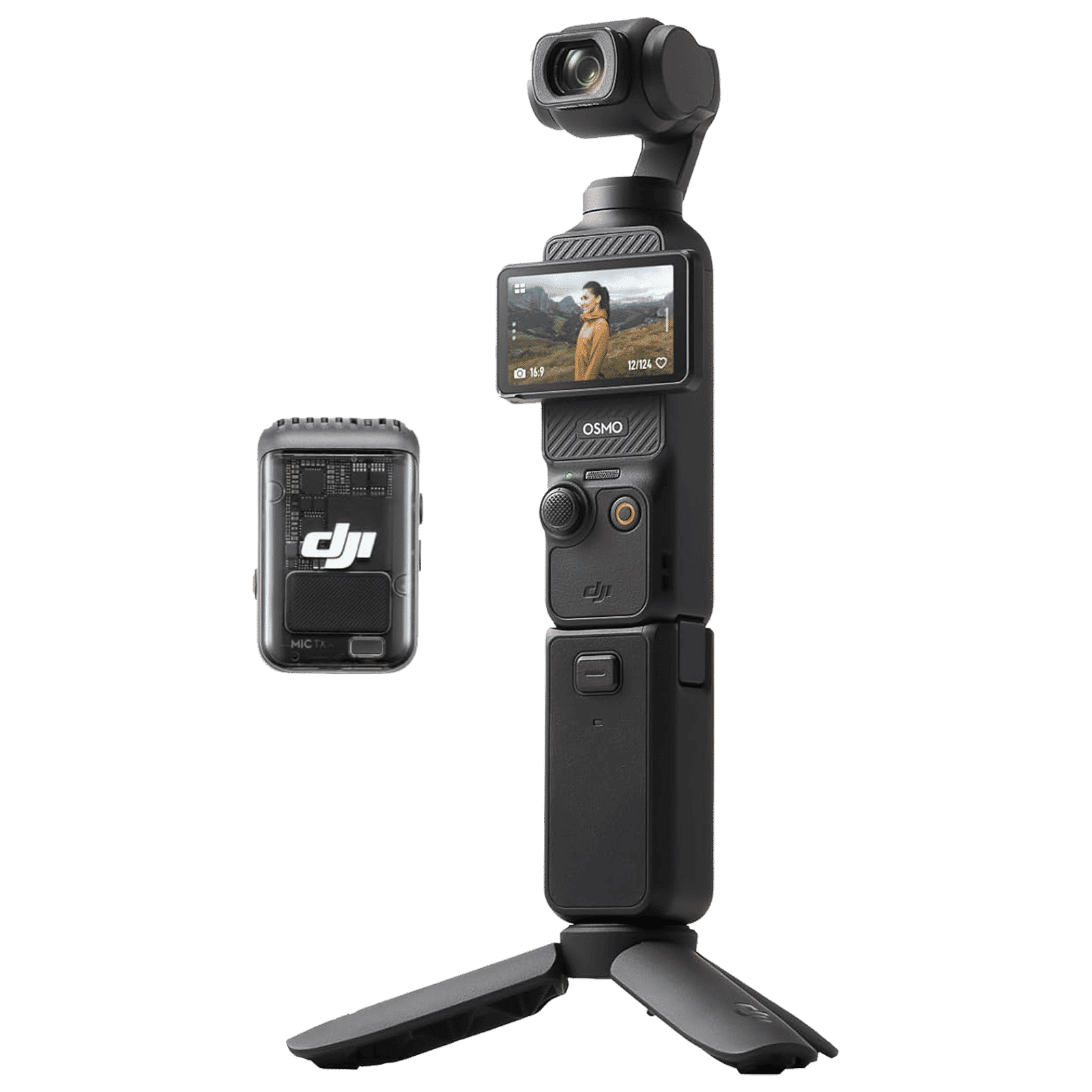 DJI Osmo Pocket 3 Creator Combo 4K and 9.4MP 120 FPS Digital Vlogging Camera with ActiveTrack 6.0 (Black) DJI Osmo Pocket 3 Creator Combo 4K and 9.4MP 120 FPS Digital Vlogging Camera with ActiveTrack 6.0 (Black)_1