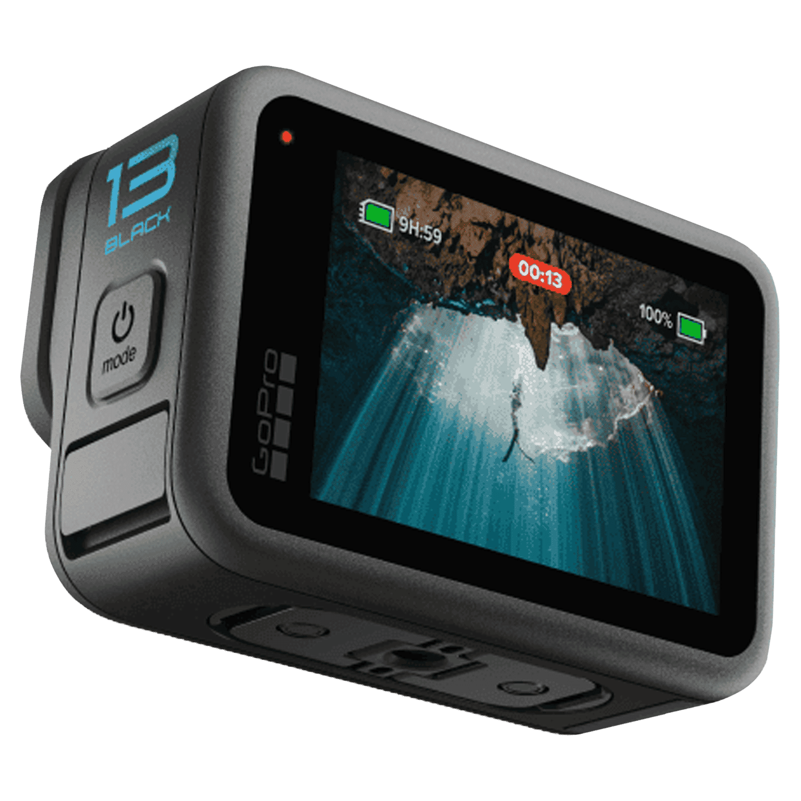 GoPro Hero13 5.3K and 27MP 240 FPS Waterproof Action Camera with Voice Control (Black)_4