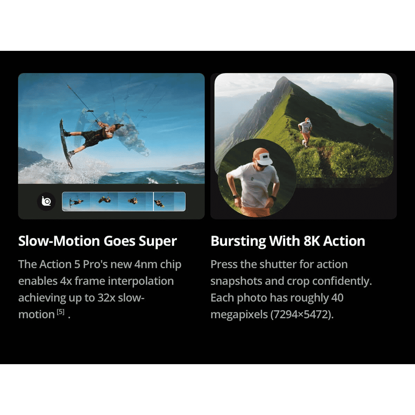 DJI Osmo Action 5 Pro 4K and 40MP 120 FPS Waterproof Sports Action Camera with CMOS Sensor (Black) DJI Osmo Action 5 Pro 4K and 40MP 120 FPS Waterproof Sports Action Camera with CMOS Sensor (Black)_11