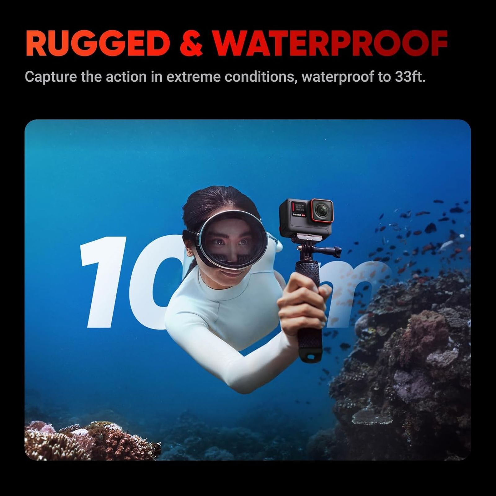 Insta360 Ace 4K and 48MP 120 FPS Waterproof Action Camera with Flip Touchscreen (Black)_5