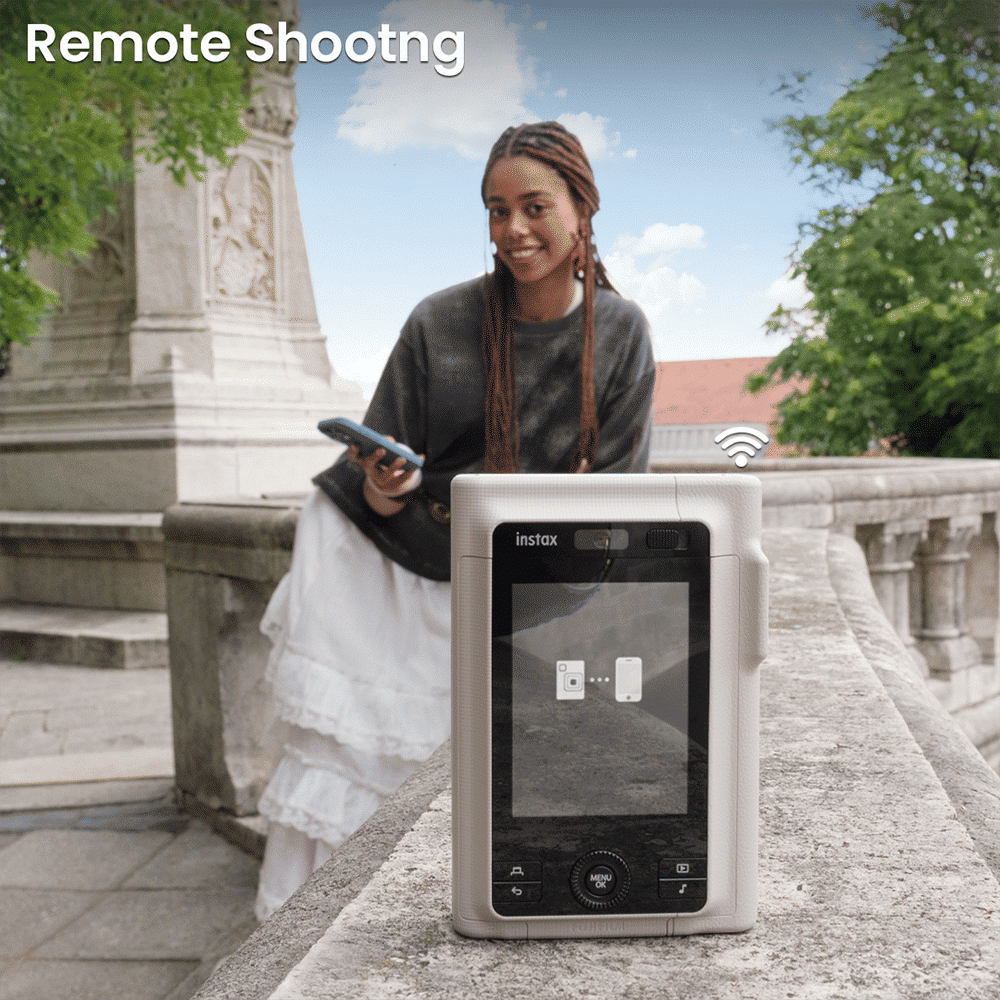 FUJIFILM Instax Mini LiPlay Plus Instant Camera with 10 Instant Films (Sand Beige) FUJIFILM Instax Mini LiPlay Plus Instant Camera with 10 Instant Films (Sand Beige)_5