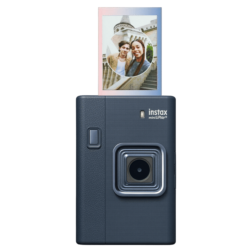 FUJIFILM Instax Mini LiPlay Plus Instant Camera with 10 Instant Films (Midnight Blue) FUJIFILM Instax Mini LiPlay Plus Instant Camera with 10 Instant Films (Midnight Blue)_1
