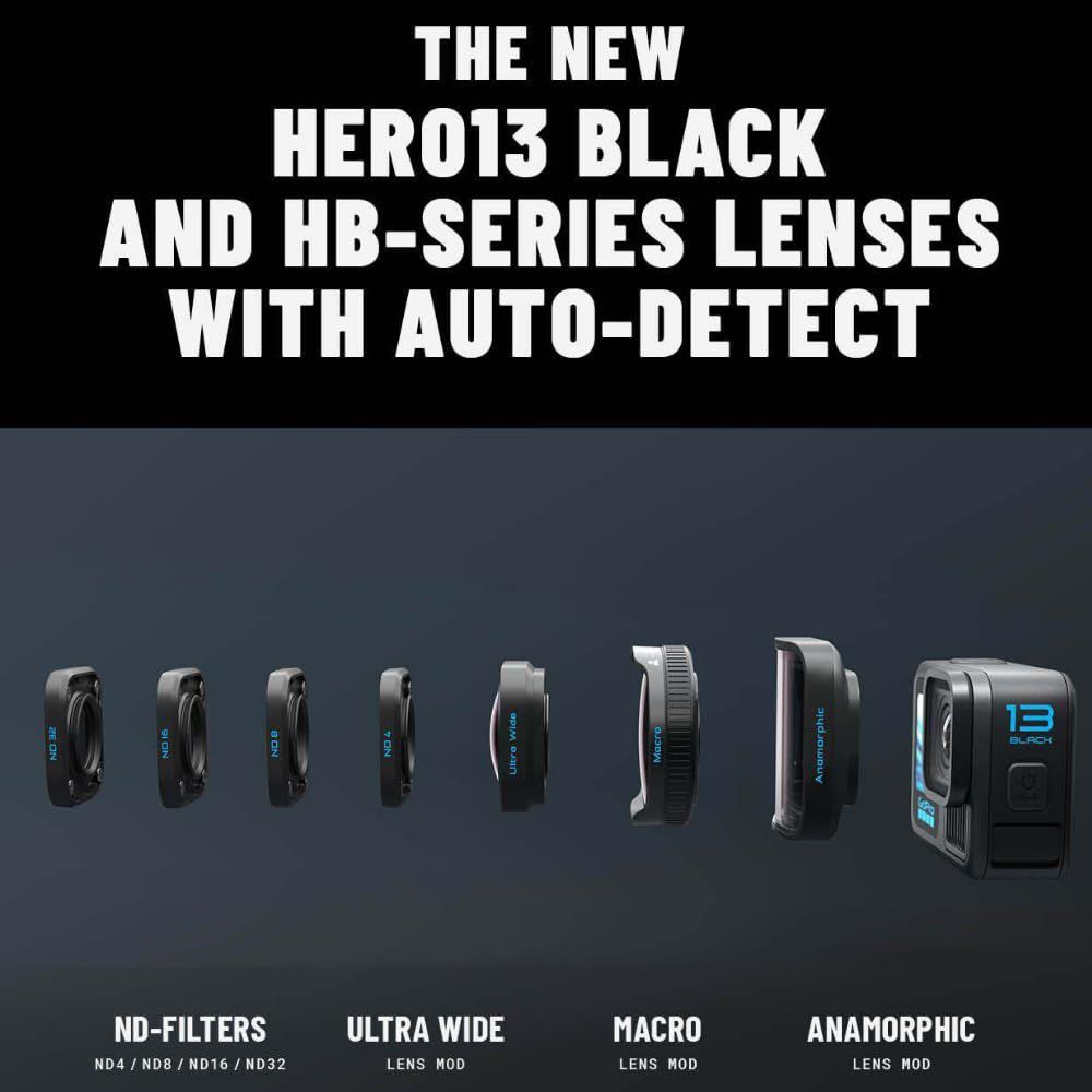 GoPro HERO13 Power Bundle 5.3K and 27MP 400 FPS Waterproof Action Camera with HyperSmooth Video Stabilization (Black)_8