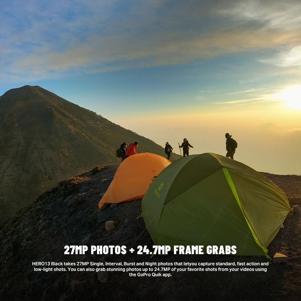 GoPro HERO13 Power Bundle 5.3K and 27MP 400 FPS Waterproof Action Camera with HyperSmooth Video Stabilization (Black)_9