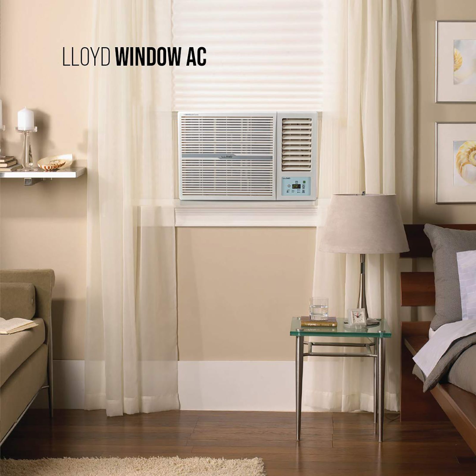 LLOYD 1 Ton 3 Star Window AC (Copper Condenser, Clean Air Filter, GLW12B32WSEW)_7