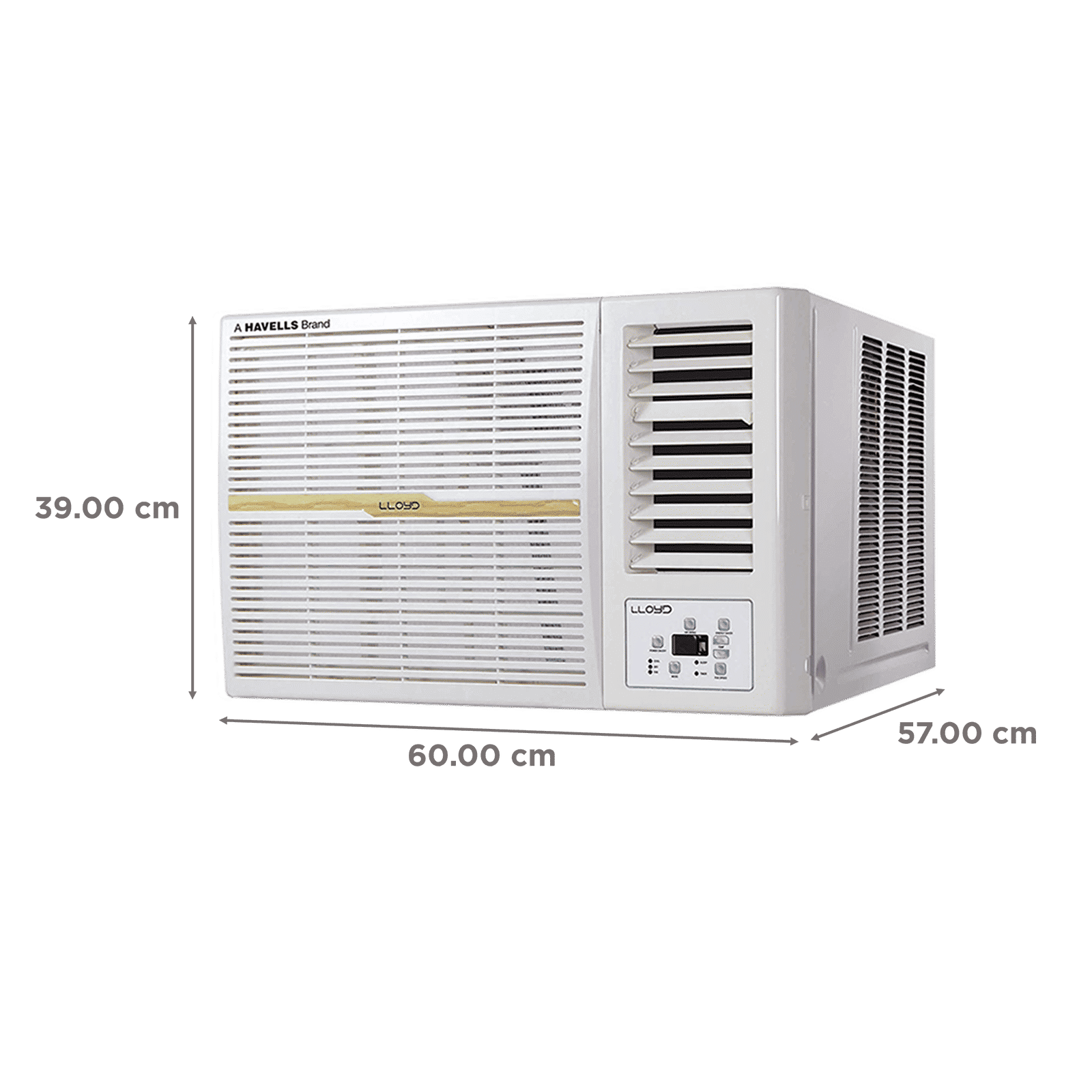 LLOYD 1 Ton 3 Star Window AC (Copper Condenser, Clean Air Filter, GLW12B32WSEW)_3