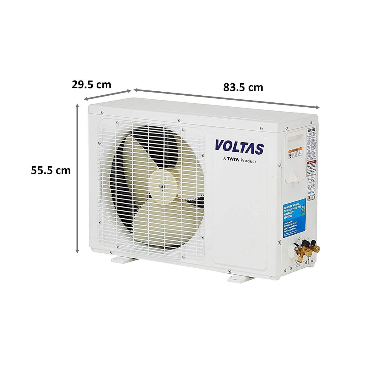 VOLTAS 1.5 Ton 3 Star Inverter Split AC (Copper Condenser, Dust Filter, 183VH SZS)_4