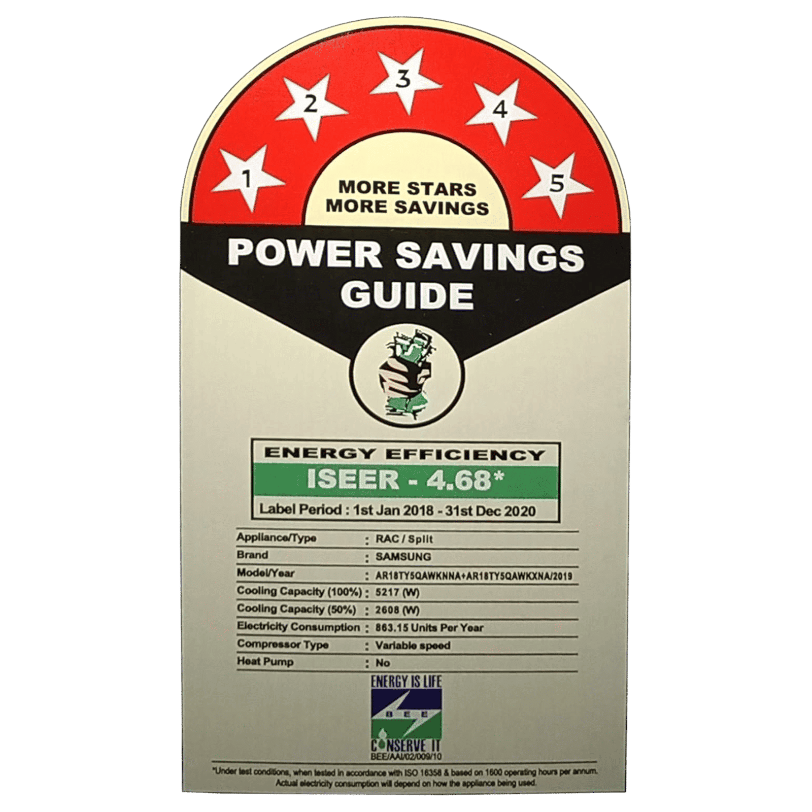 SAMSUNG Penta Series 1.5 Ton 5 Star Inverter Split AC (Copper Condenser, HD Filter, AR18TY5QAWK) SAMSUNG Penta Series 1.5 Ton 5 Star Inverter Split AC (Copper Condenser, HD Filter, AR18TY5QAWK)_2