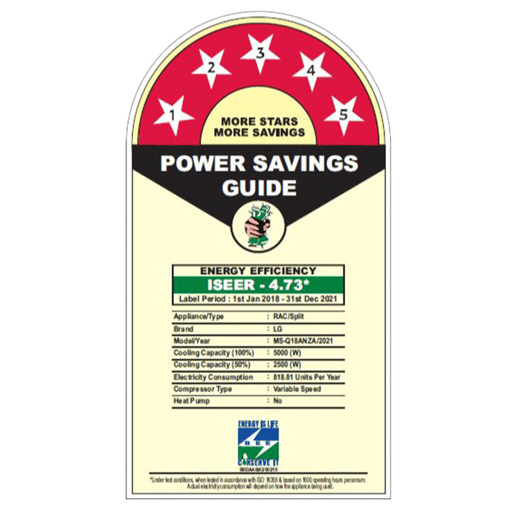 LG 4 in 1 Convertible 1.5 Ton 5 Star Dual Inverter Split AC with Dust Filter (Copper Condenser, LS-Q18ANZA)_2