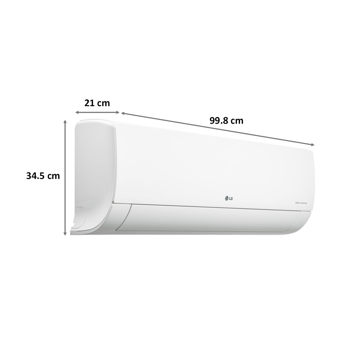 LG 4 in 1 Convertible 1.5 Ton 5 Star Dual Inverter Split AC with Dust Filter (Copper Condenser, LS-Q18ANZA)_3