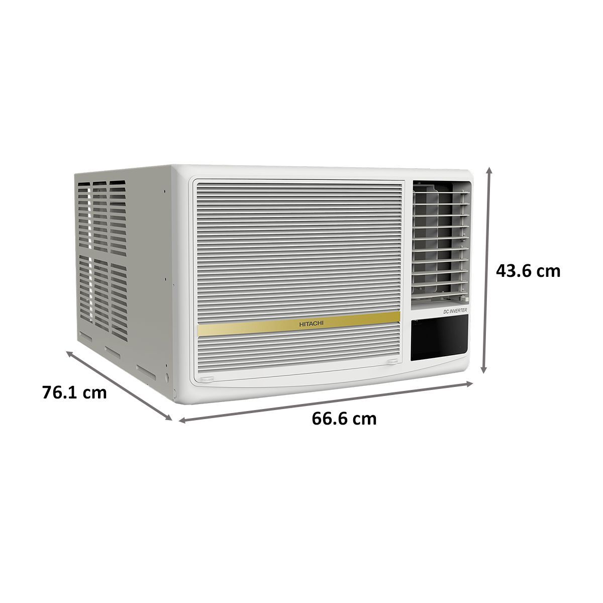 HITACHI Shizuka 1.5 Ton 3 Star Inverter Window AC (Copper Condenser, Superfine Mesh Filter, RAW318HDEA)_3