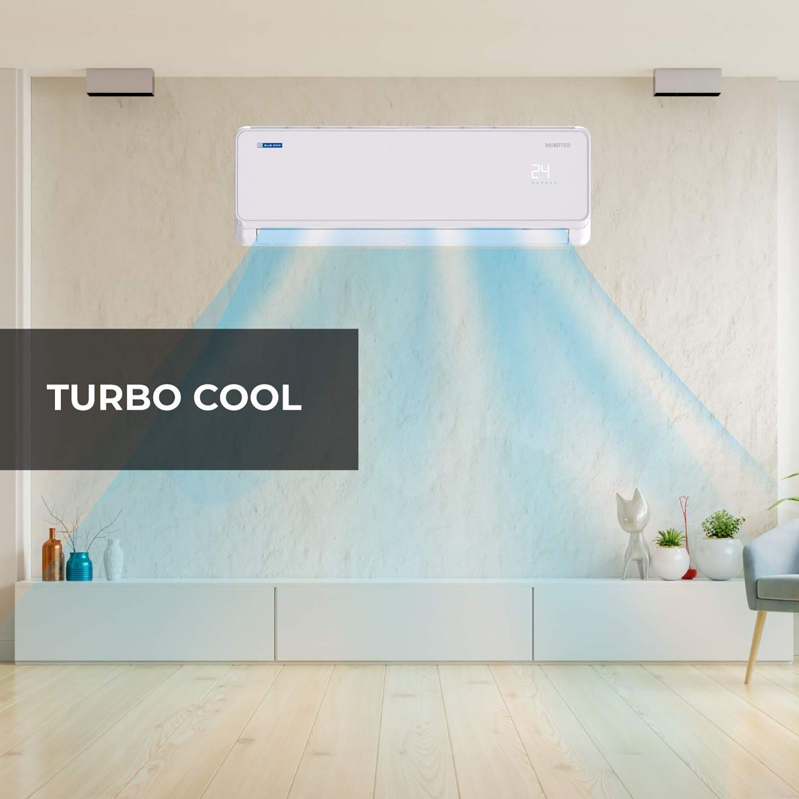 Blue Star 1.5 Ton 5 Star Inverter Split AC (Copper Condenser, Dust Filter, IC518EBTU)_5