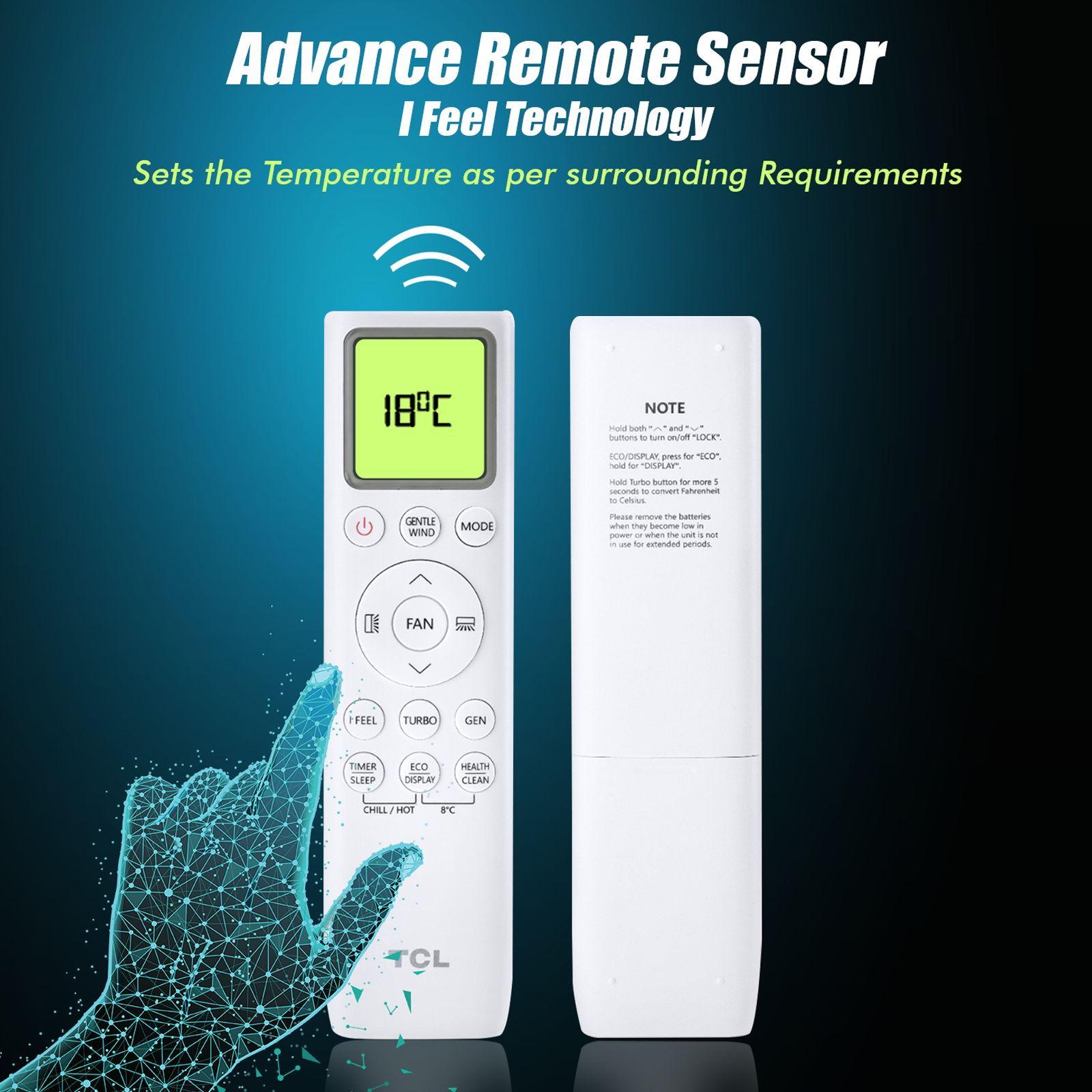 TCL Elite 1 Ton 3 Star Inverter Split AC (2021 Model, Copper Condenser, Vitamin C Filter, 12CSD/EV)_7