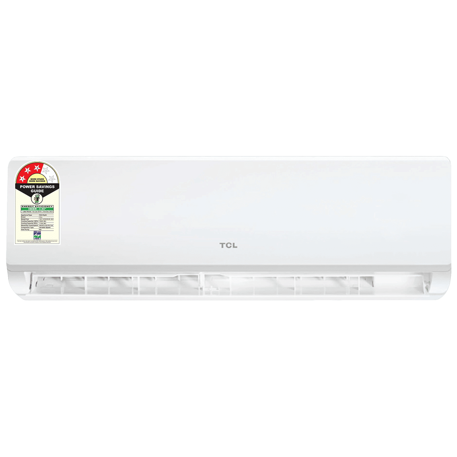 TCL Elite 1 Ton 3 Star Inverter Split AC (2021 Model, Copper Condenser, Vitamin C Filter, 12CSD/EV)_1