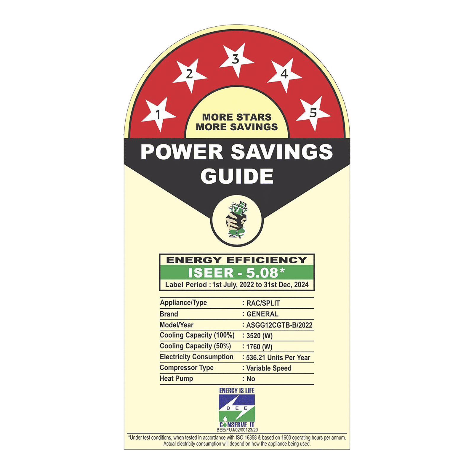 O GENERAL 1 Ton 5 Star Inverter Split AC (Copper Condenser, PM 2.5 Filter, ASGG12CGTB-B) O GENERAL 1 Ton 5 Star Inverter Split AC (Copper Condenser, PM 2.5 Filter, ASGG12CGTB-B)_3