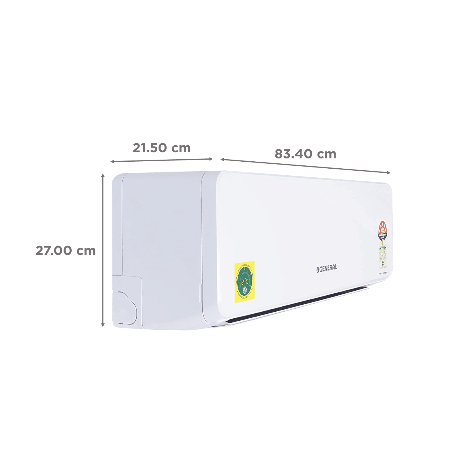 O GENERAL 1 Ton 5 Star Inverter Split AC (Copper Condenser, PM 2.5 Filter, ASGG12CGTB-B) O GENERAL 1 Ton 5 Star Inverter Split AC (Copper Condenser, PM 2.5 Filter, ASGG12CGTB-B)_4