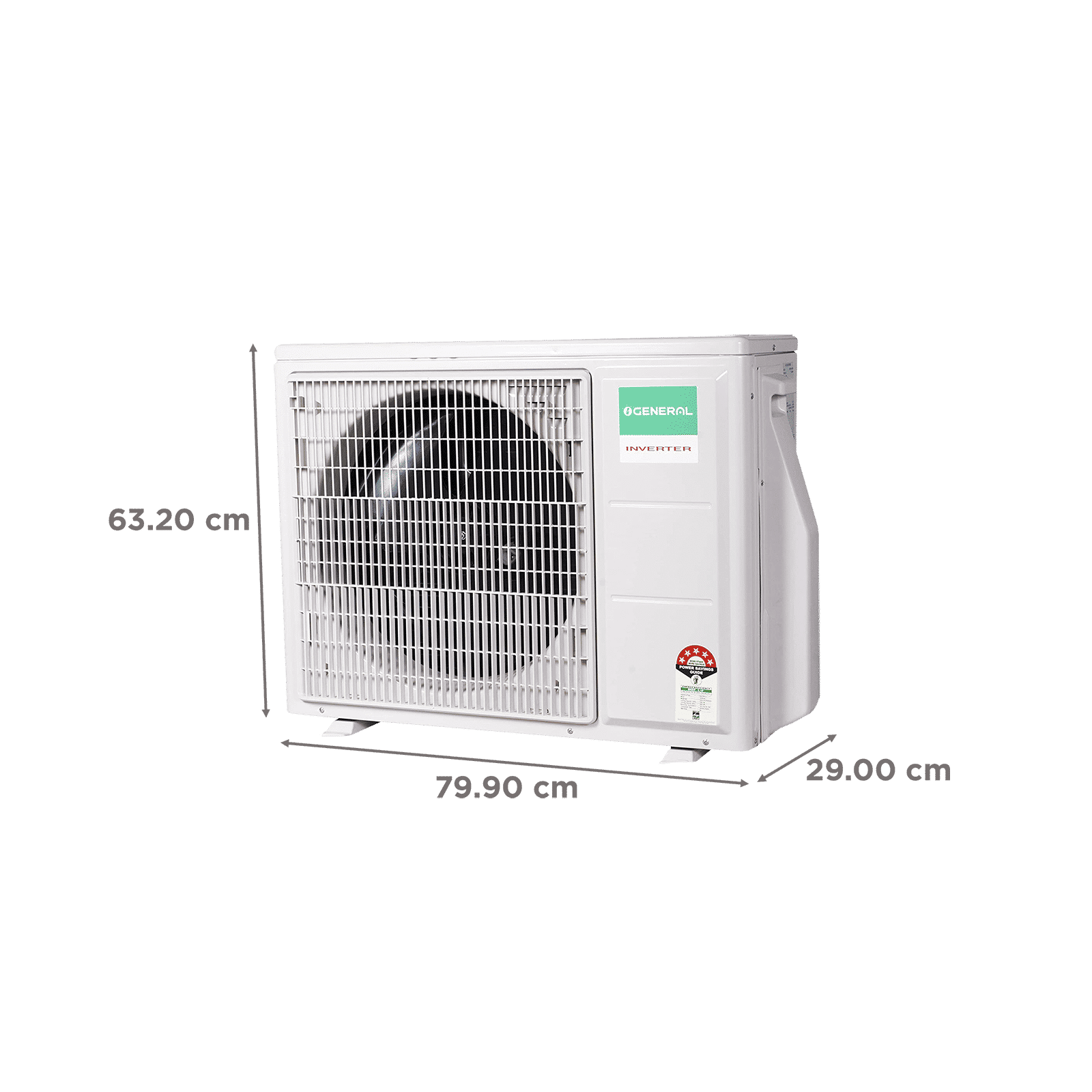 O GENERAL CGT Series 1.5 Ton 5 Star Inverter Split AC (Copper Condenser, PM 2.5 Filter, ASGG18CGTB-B)_5