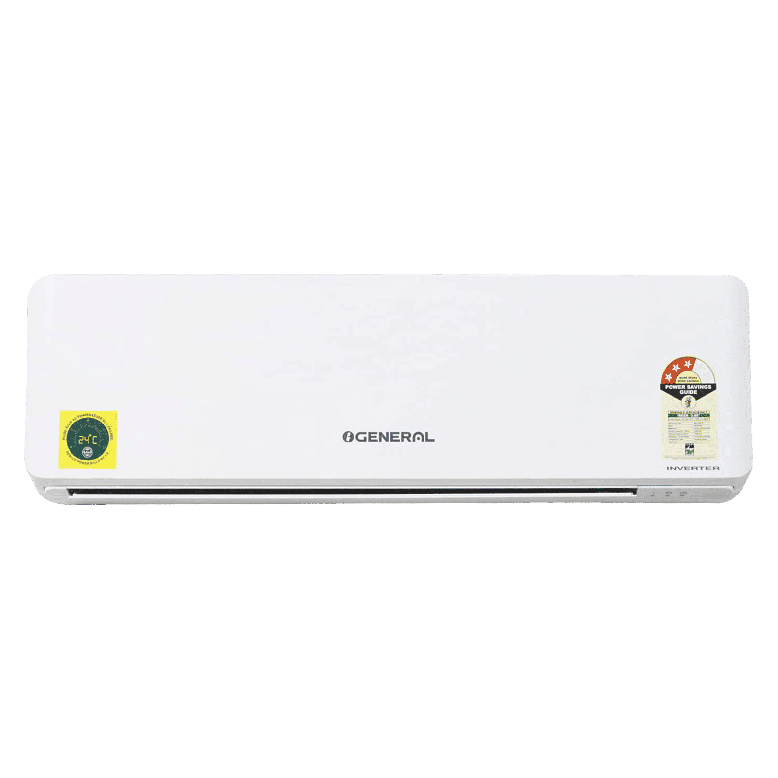 O GENERAL CPT Series 1 Ton 3 Star Inverter Split AC (Copper Condenser, PM 2.5 Filter, ASGG12CPTB-B) O GENERAL CPT Series 1 Ton 3 Star Inverter Split AC (Copper Condenser, PM 2.5 Filter, ASGG12CPTB-B)_1