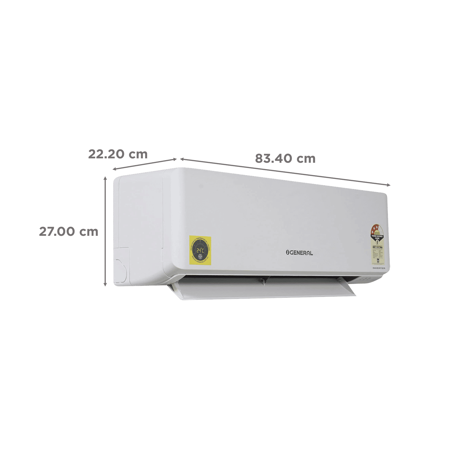 O GENERAL CPT Series 1 Ton 3 Star Inverter Split AC (Copper Condenser, PM 2.5 Filter, ASGG12CPTB-B) O GENERAL CPT Series 1 Ton 3 Star Inverter Split AC (Copper Condenser, PM 2.5 Filter, ASGG12CPTB-B)_4