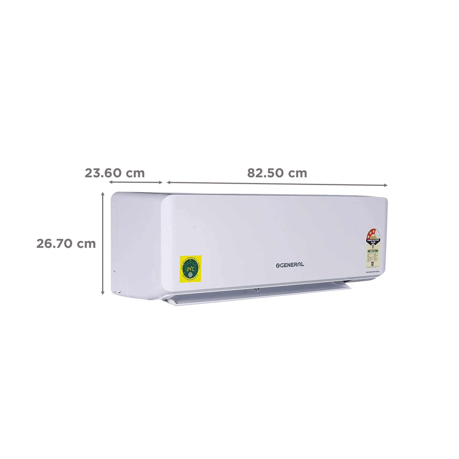 O GENERAL CPT Series 1.5 Ton 3 Star Non Inverter Split AC (Copper Condenser, PM 2.5 Filter, ASGG18CPTB-B)_4