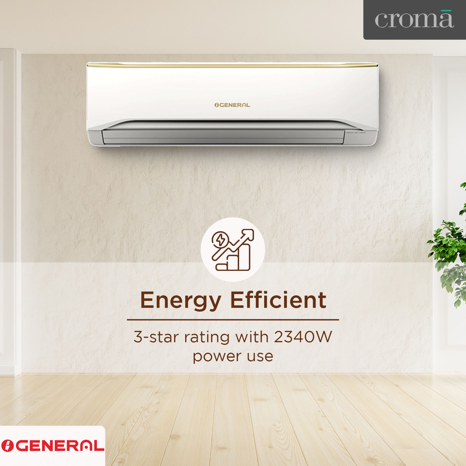 O GENERAL FUT Series 2.5 Ton 3 Star Fixed Speed Split AC (Copper Condenser, Mildew Resistant Filter, ASGA30FUTD-B) O GENERAL FUT Series 2.5 Ton 3 Star Fixed Speed Split AC (Copper Condenser, Mildew Resistant Filter, ASGA30FUTD-B)_4