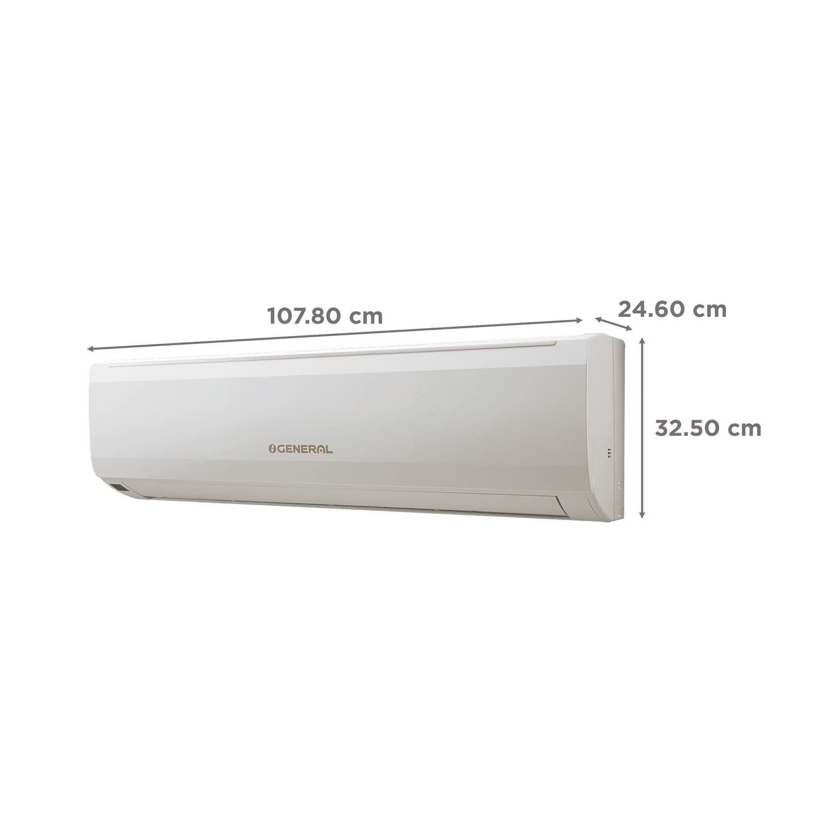 O GENERAL BMW Series 1.5 Ton 3 Star Fixed Speed Split AC (Copper Condenser, Mildew Resistant Filter, ASGA18BMWA-B)_4