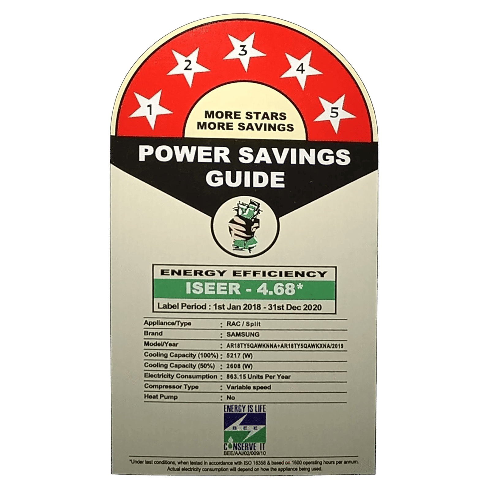 SAMSUNG Penta Series 1.5 Ton 5 Star Inverter Split AC (Copper Condenser, HD Filter, AR18TY5QAWK) SAMSUNG Penta Series 1.5 Ton 5 Star Inverter Split AC (Copper Condenser, HD Filter, AR18TY5QAWK)_2