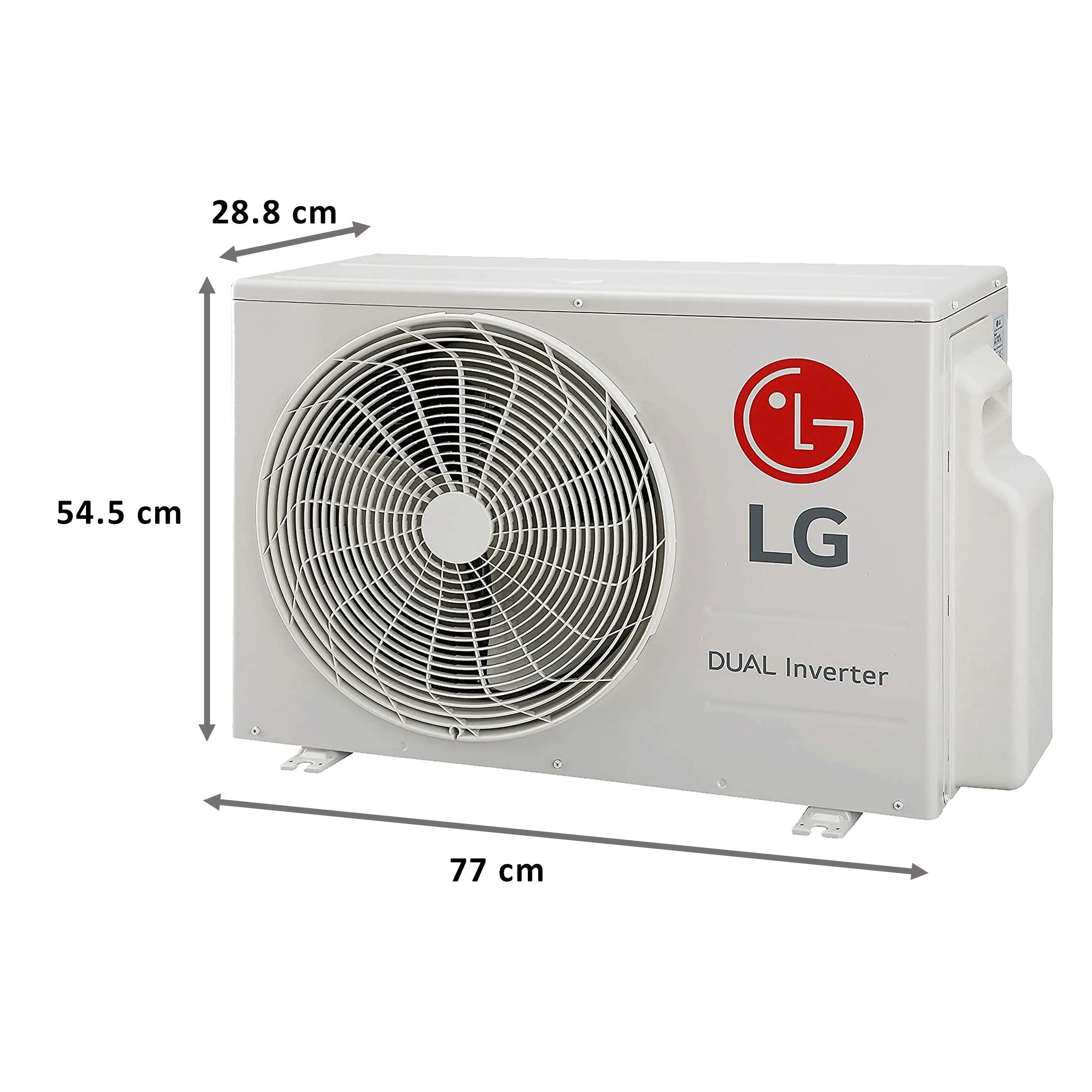 LG 4 in 1 Convertible 1.5 Ton 5 Star Dual Inverter Split AC with Anti Bacterial Filter (Copper Condenser, MS-Q18JNZA)_5