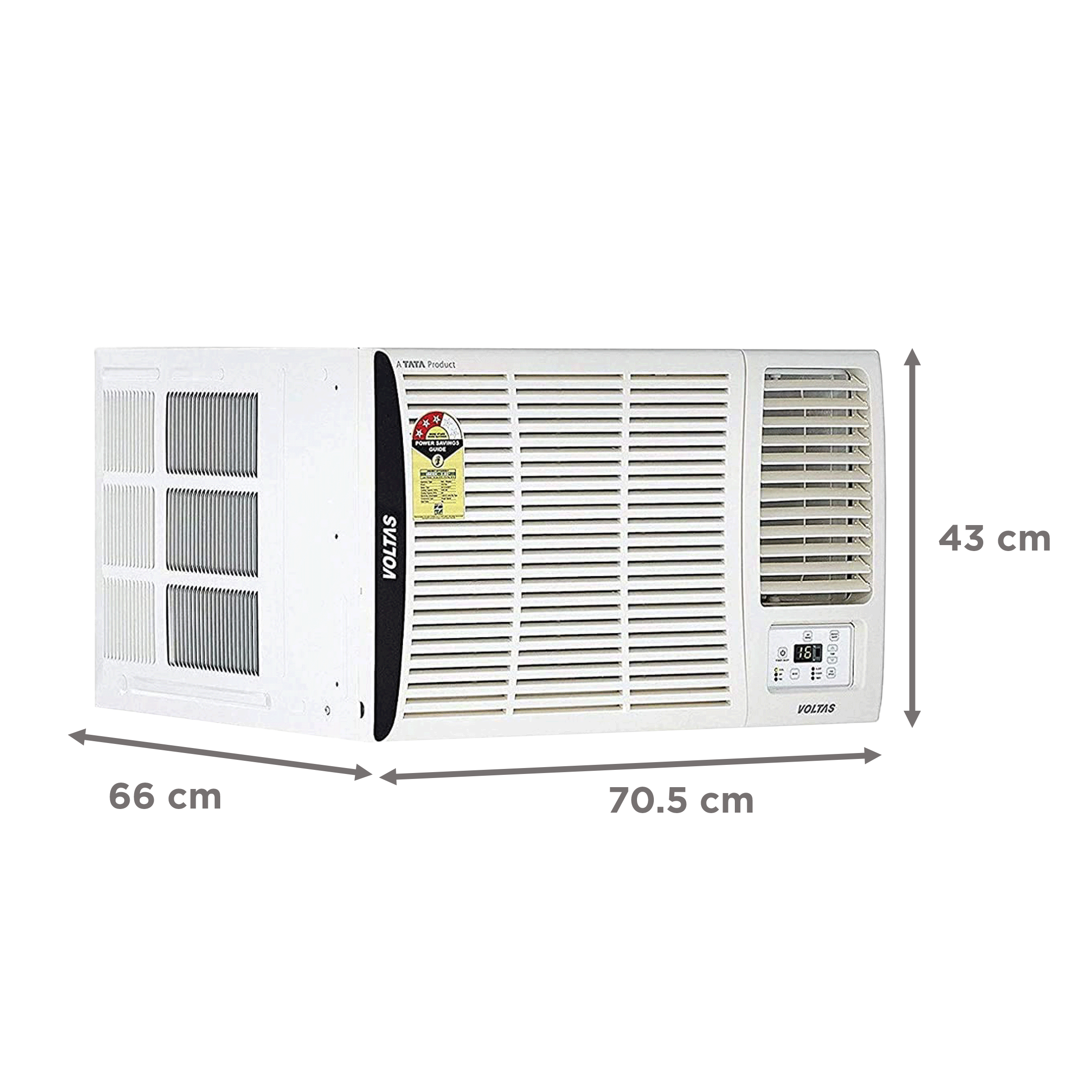 VOLTAS 1.5 Ton 3 Star Inverter Window AC (Copper Condenser, Anti Dust Filter, 183V ADA)_2