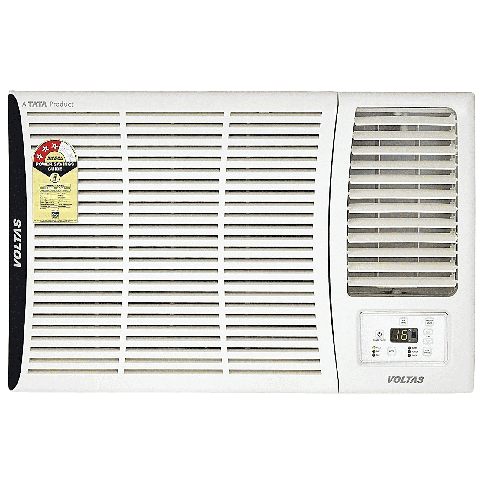 VOLTAS 1.5 Ton 3 Star Inverter Window AC (Copper Condenser, Anti Dust Filter, 183V ADA)_1