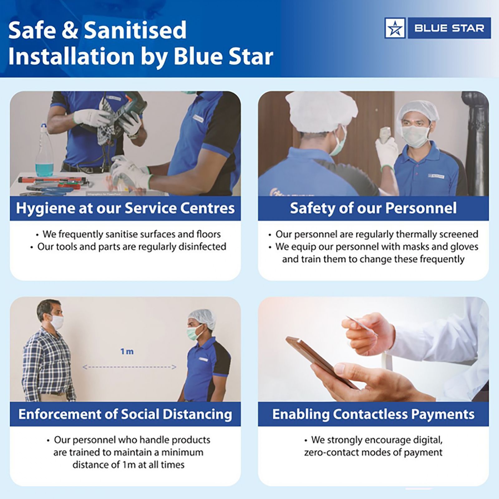 Blue Star 1.2 Ton 3 Star Inverter Split AC (Copper Condenser, Dust Filter, IC315YATU)_6