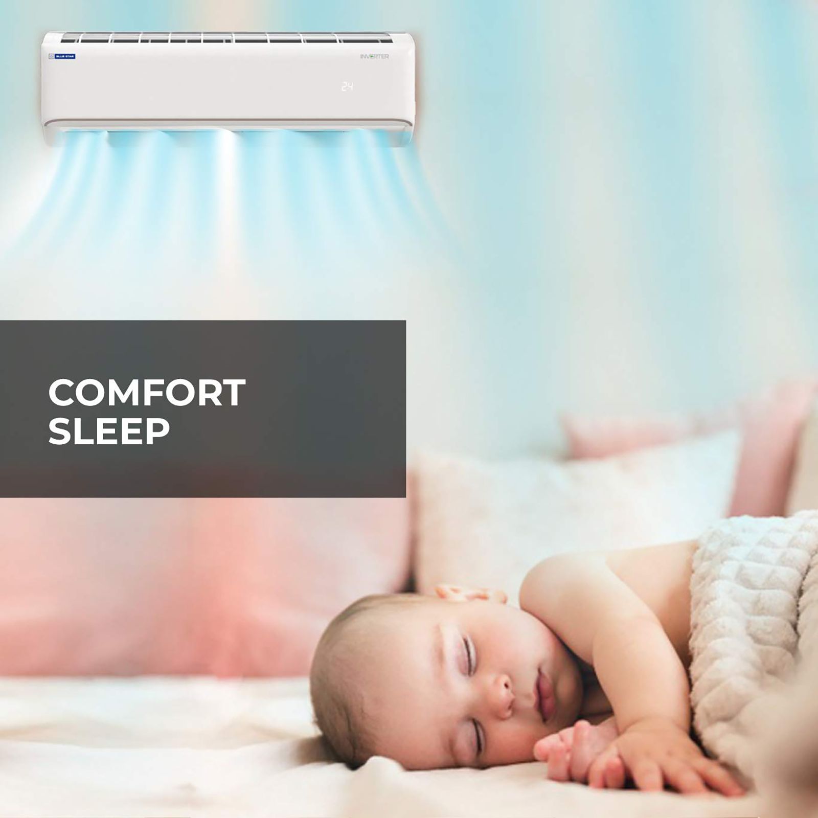 Blue Star 1.5 Ton 4 Star Inverter Split AC (Copper Condenser, Dust Filter, IC418FBTU) Blue Star 1.5 Ton 4 Star Inverter Split AC (Copper Condenser, Dust Filter, IC418FBTU)_8