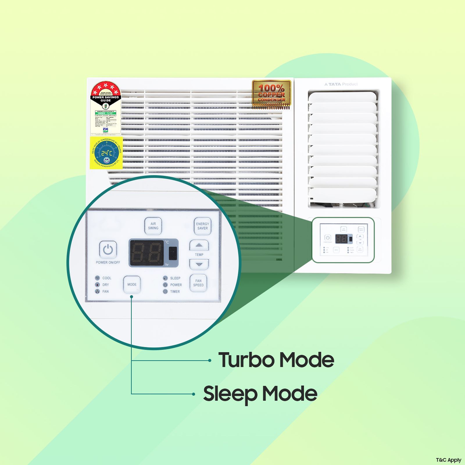 Croma 1.5 Ton 5 Star Window AC (Copper Condenser, Dust Filter, CRLAWA0185T9403)_10