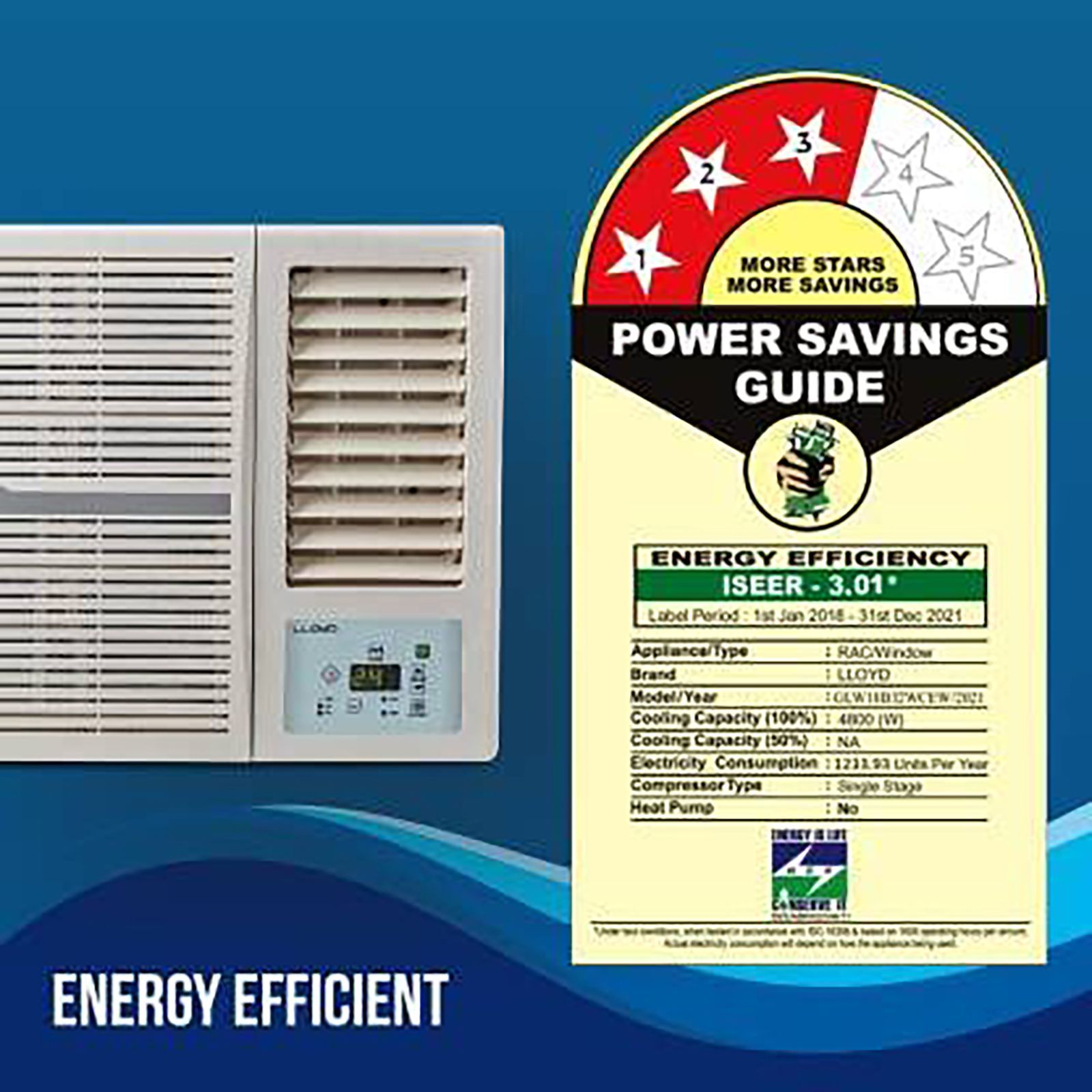 LLOYD 1.5 Ton 3 Star Fixed Speed Window AC (Copper Condenser, Clean Air Filter, GLW18B32WCEW) LLOYD 1.5 Ton 3 Star Fixed Speed Window AC (Copper Condenser, Clean Air Filter, GLW18B32WCEW)_4
