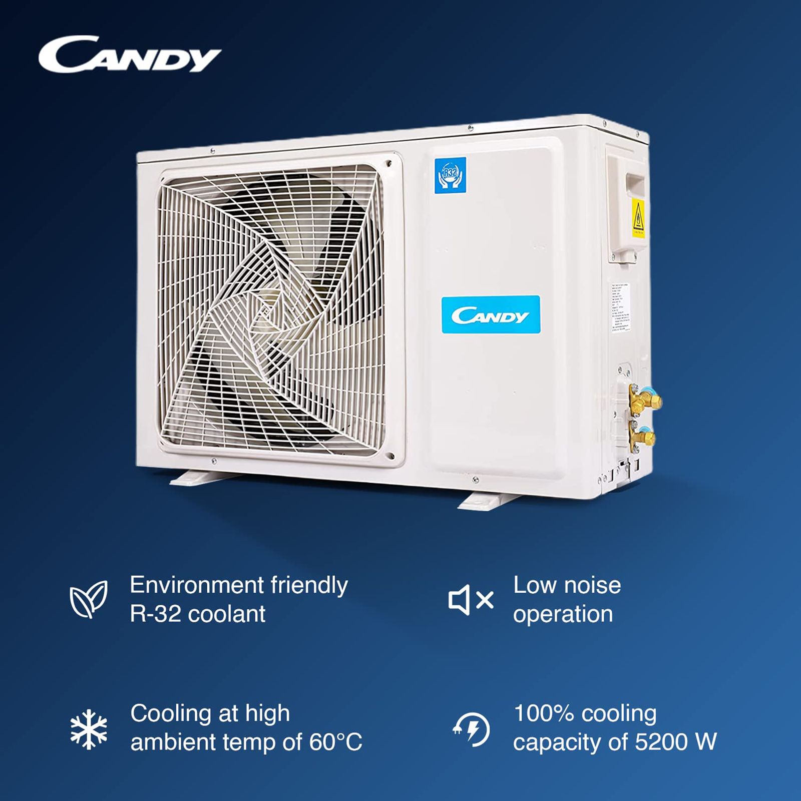 CANDY 1.5 Ton 3 Star Dual DC Inverter Split AC (Copper Condenser, Dust Filter, C18F13INV)_9