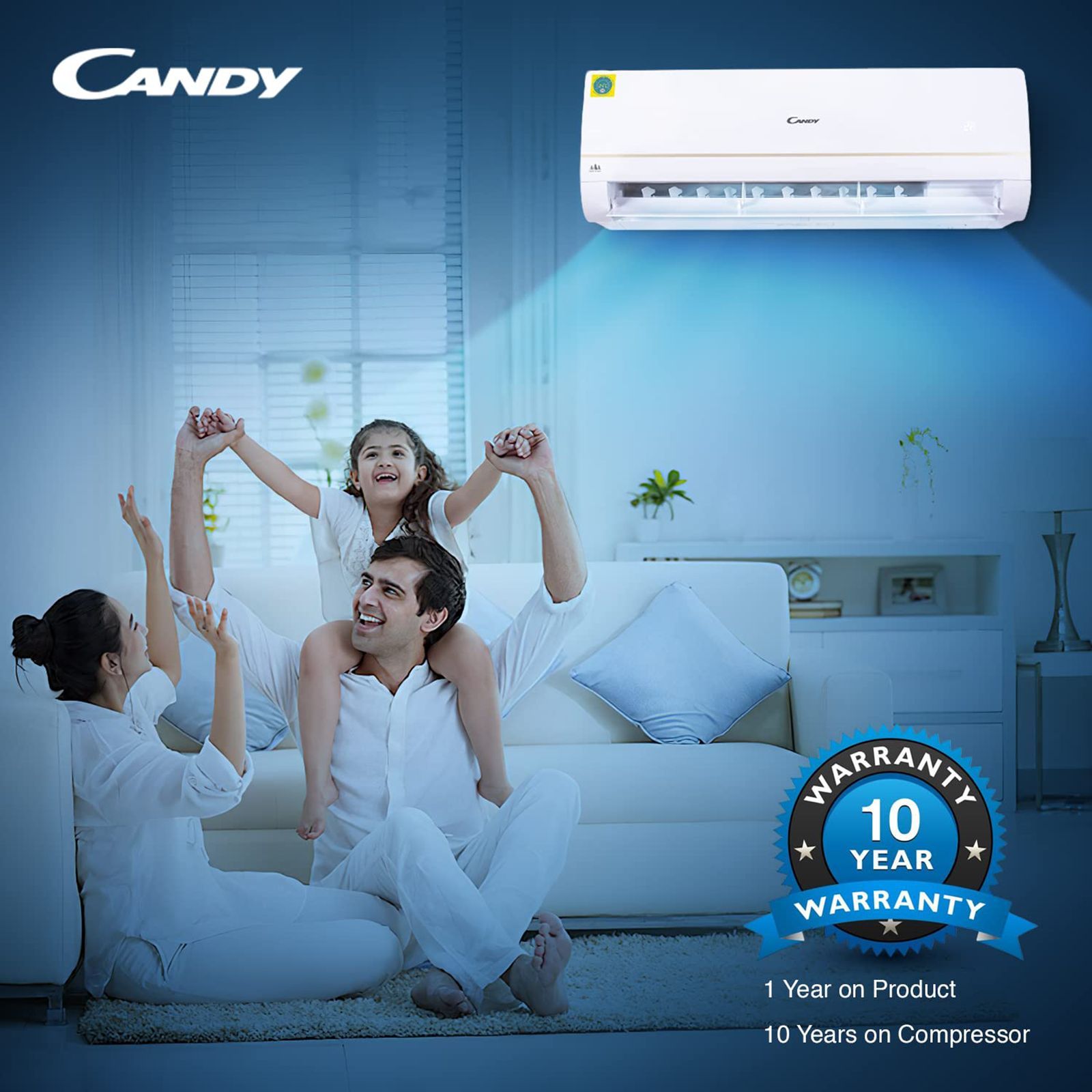 CANDY 1.5 Ton 3 Star Dual DC Inverter Split AC (Copper Condenser, Dust Filter, C18F13INV)_11