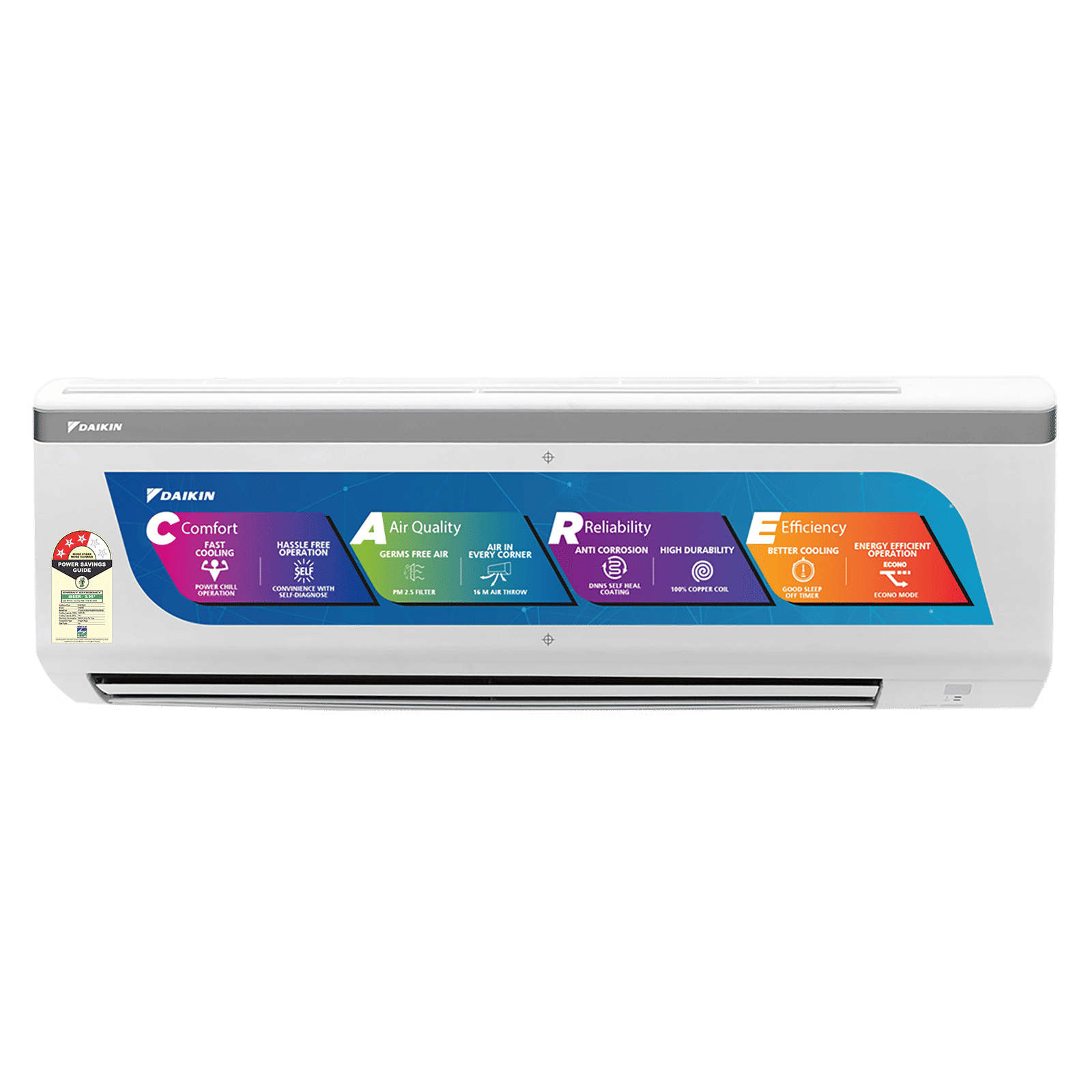 DAIKIN Standard Series 1.5 Ton 3 Star Split AC (Copper Condenser, PM 2.5 Filter, FTL50UV) DAIKIN Standard Series 1.5 Ton 3 Star Split AC (Copper Condenser, PM 2.5 Filter, FTL50UV)_1