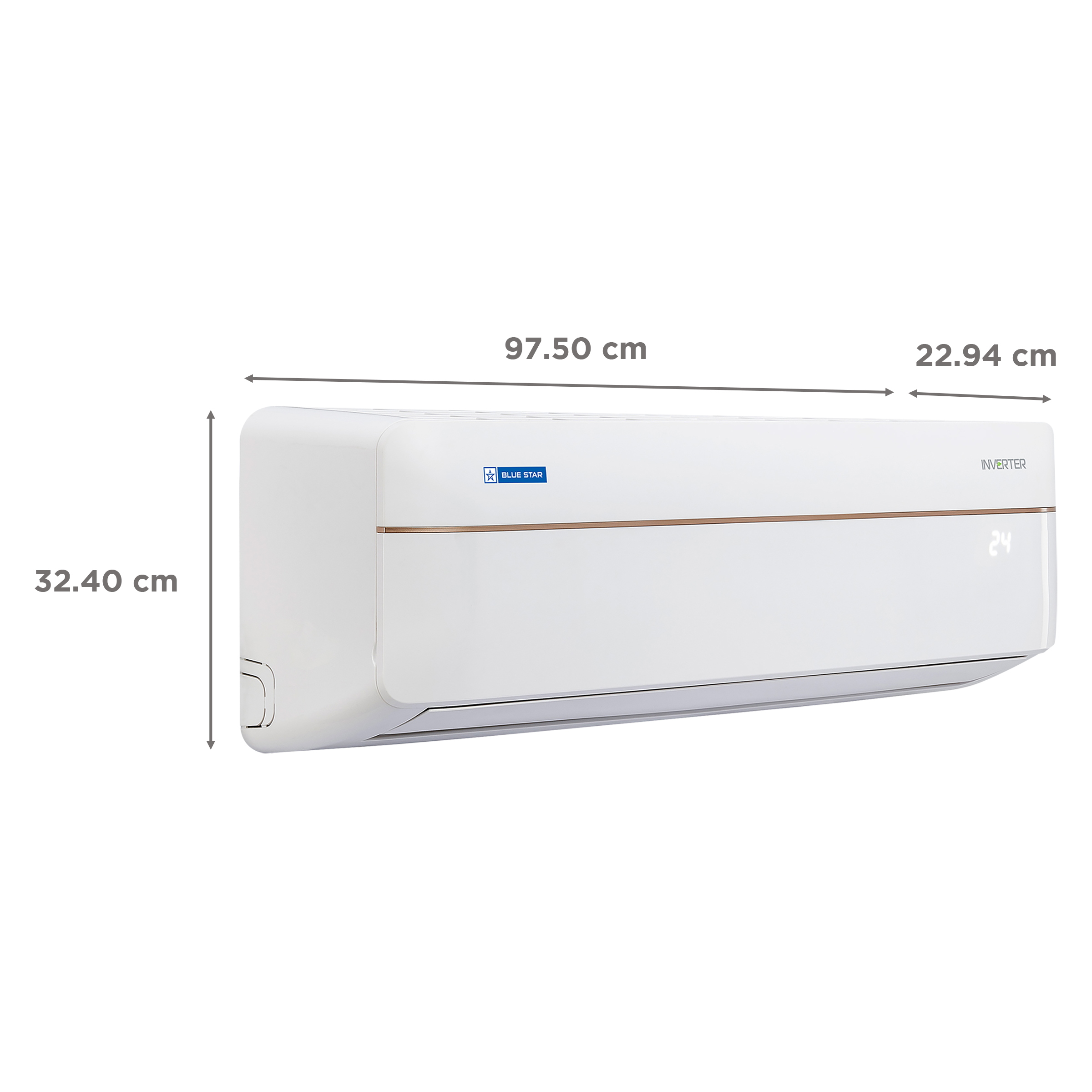 Blue Star 4 in 1 Convertible 1.5 Ton 3 Star Inverter Split AC with Dust Filter (Copper Condenser, IA318VNU)_4